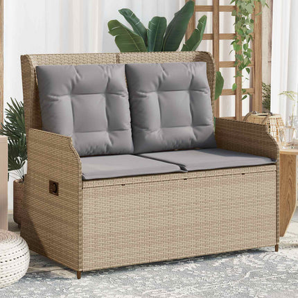 Trädgårdsbänk Beige konstrotting