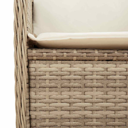Trädgårdsbänk Beige konstrotting