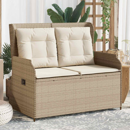 Trädgårdsbänk Beige konstrotting