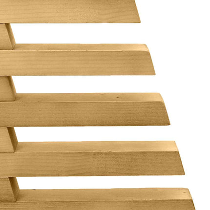 Träjulgran med stativ Brun 90 cm Massiv furu