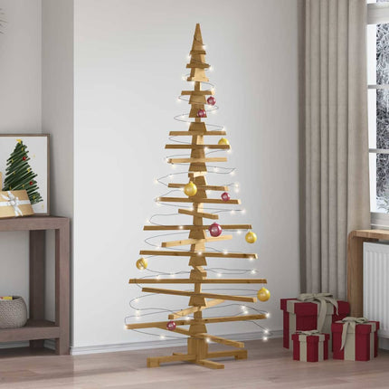 Träjulgran KOTKA 180 cm Massiv furu Brun finish
