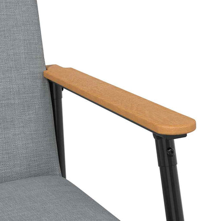 fåtölj Ljusgrå tyg