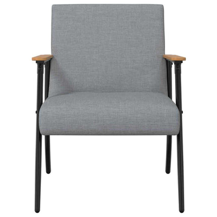 fåtölj Ljusgrå tyg