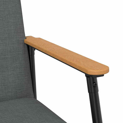 fåtölj Mörkgrå tyg