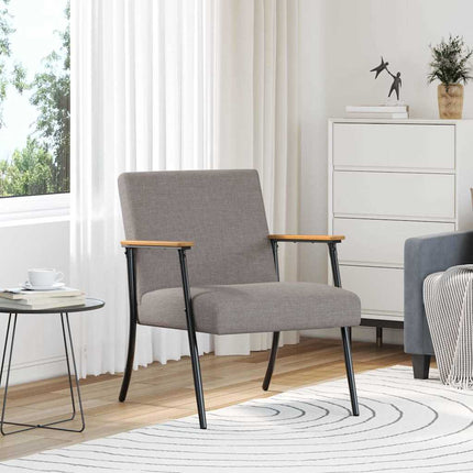 fåtölj Taupe tyg