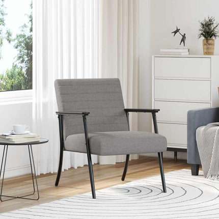 fåtölj Taupe 59 x 75 x 78 cm tyg