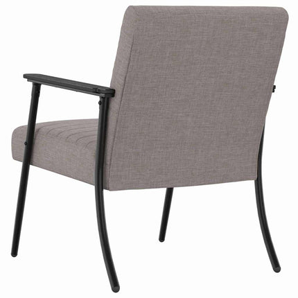 fåtölj Taupe 59 x 75 x 78 cm tyg
