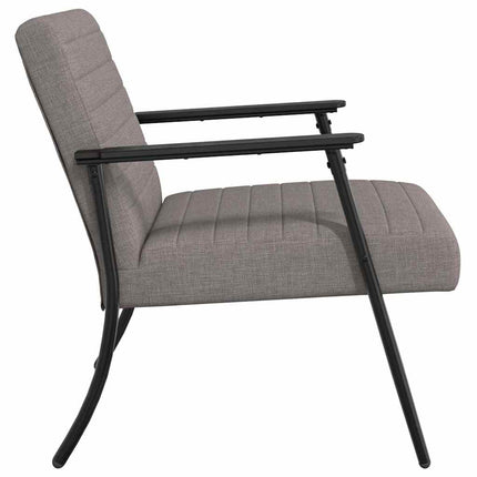 fåtölj Taupe 59 x 75 x 78 cm tyg
