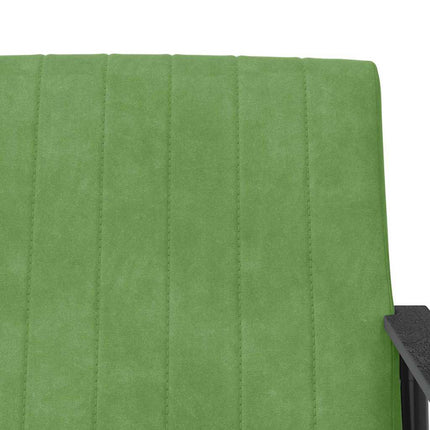 fåtölj Ljusgrön 59 x 75 x 78 cm Sammet