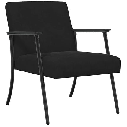 fåtölj Svart 59 x 75 x 78 cm Sammet