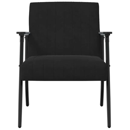 fåtölj Svart 59 x 75 x 78 cm Sammet