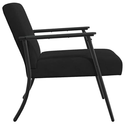 fåtölj Svart 59 x 75 x 78 cm Sammet