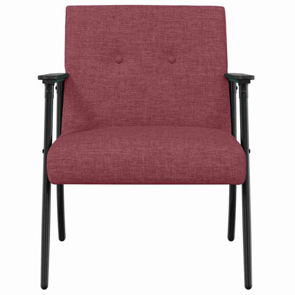 fåtölj Vinröd tyg