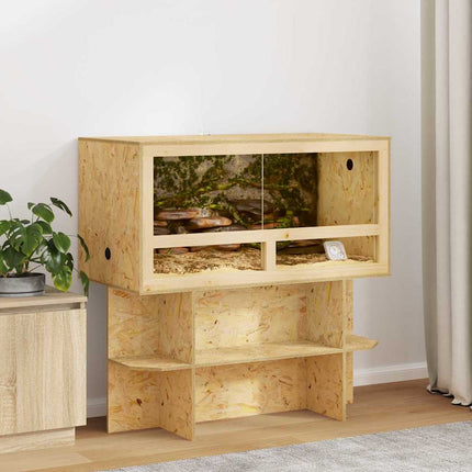 Terrariebas Brun 100 x 50 x 50 cm OSB