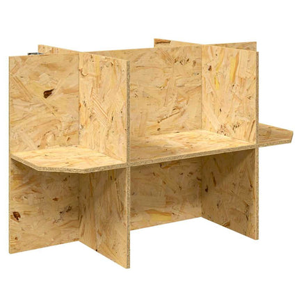 Terrariebas Brun 80 x 50 x 50 cm OSB