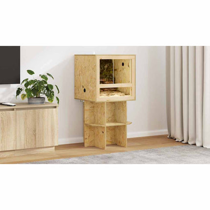 Terrariebas Brun 50 x 50 x 50 cm OSB