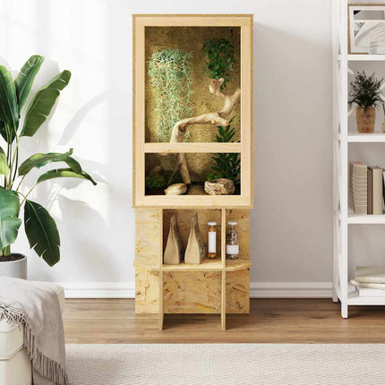 Terrariebas Brun 50 x 50 x 50 cm OSB
