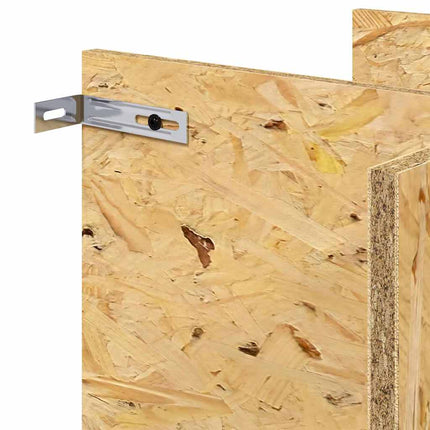 Terrariebas med hylla Brun 40 x 40 x 50 cm OSB