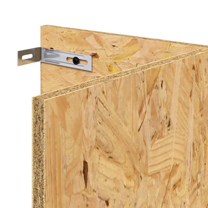 Terrariebas med hylla Brun 100 x 40 x 50 cm OSB