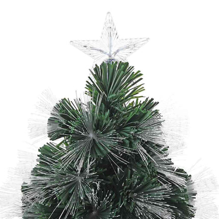Konstgjord julgran med 50 LED-lampor med stativ Grön 64 cm PVC