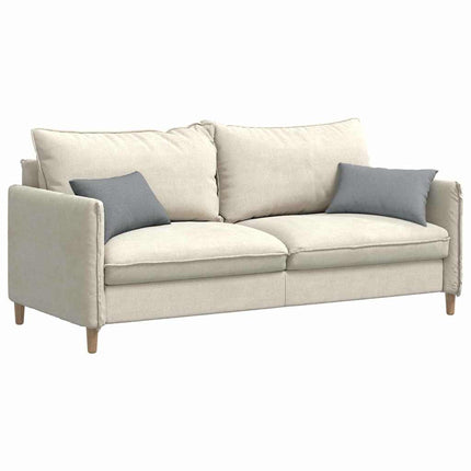 Sofakuddar 2 pcs Ljusgrå 50 x 30 cm tyg