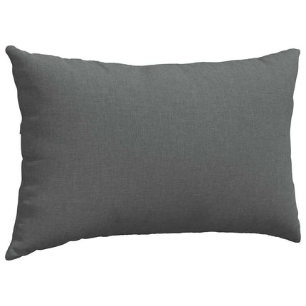 Sofakuddar 2 pcs Mörkgrå 50 x 30 cm tyg
