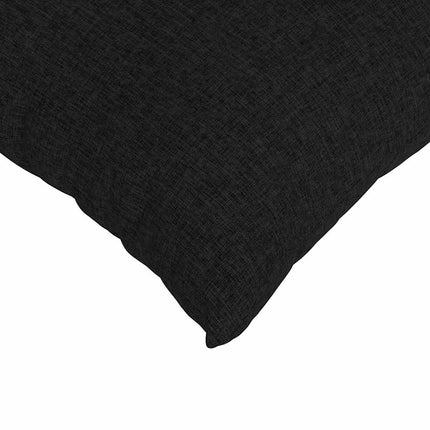 Sofakuddar 2 pcs Svart 50 x 30 cm tyg