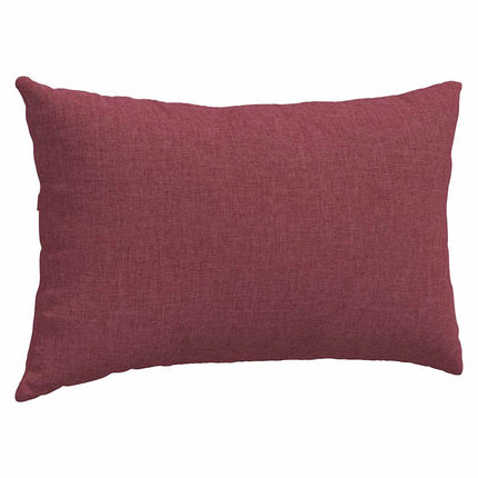Sofakuddar 2 pcs Vinröd 50 x 30 cm tyg