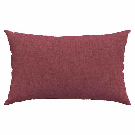 Sofakuddar 2 pcs Vinröd 50 x 30 cm tyg