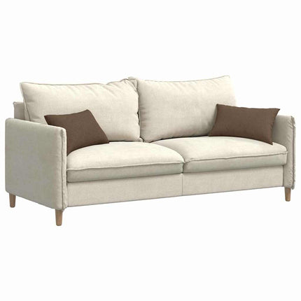 Sofakuddar 2 pcs Brun 50 x 30 cm tyg