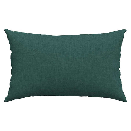 Sofakuddar 2 pcs Mörkgrön 50 x 30 cm tyg