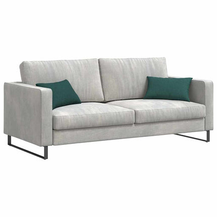 Sofakuddar 2 pcs Mörkgrön 50 x 30 cm tyg