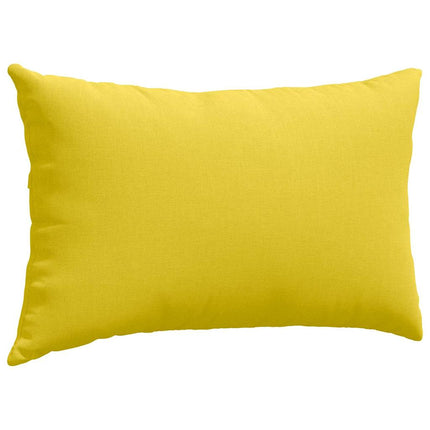 Sofakuddar 2 pcs Ljusgul 50 x 30 cm tyg