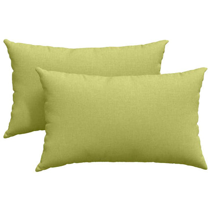 Sofakuddar 2 pcs Ljusgrön 50 x 30 cm tyg