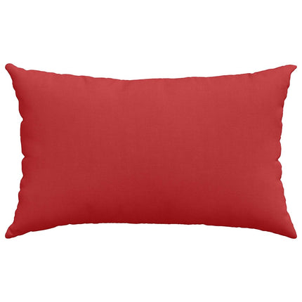 Sofakuddar 2 pcs Röd 50 x 30 cm tyg
