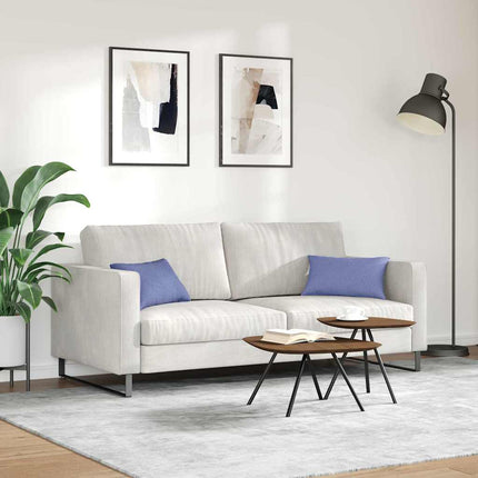 Sofakuddar 2 pcs Jeansblå 50 x 30 cm tyg