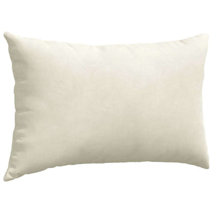 Sofakuddar 2 st Sammet Kräm 50 x 30 cm