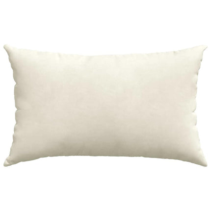 Sofakuddar 2 st Sammet Kräm 50 x 30 cm