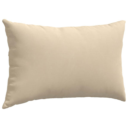 Sofakuddar 2 pcs Kräm 50 x 30 cm tyg