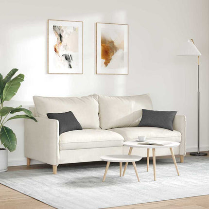 Sofakuddar 2 pcs Mörkgrå 50 x 30 cm Kordread tyg
