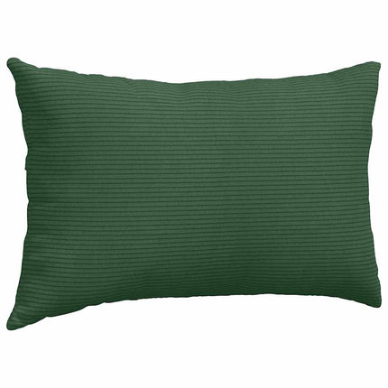 Sofakuddar 2 pcs Mörkgrön 50 x 30 cm Kordread tyg