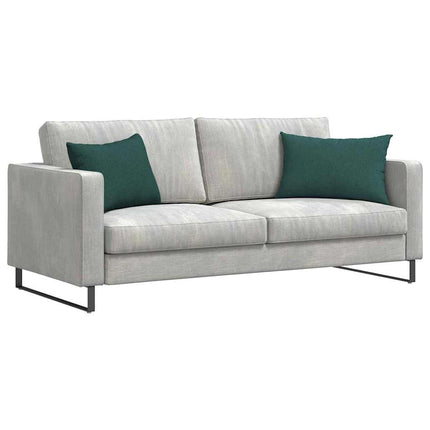 Sofakuddar 2 pcs Mörkgrön 60 x 40 cm tyg