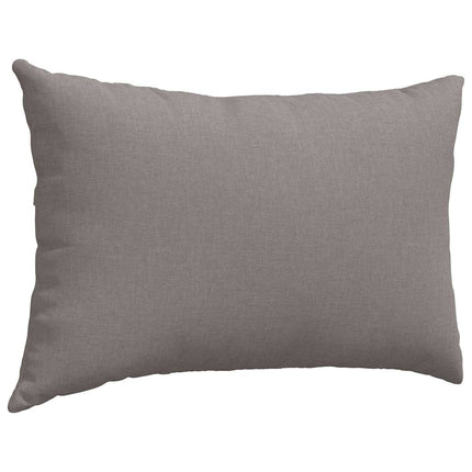 Sofakuddar 2 st tyg Taupe 60 x 40 cm