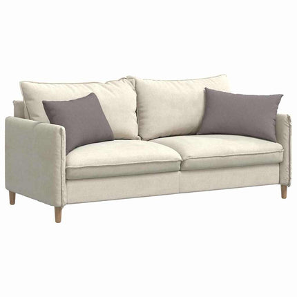 Sofakuddar 2 st tyg Taupe 60 x 40 cm