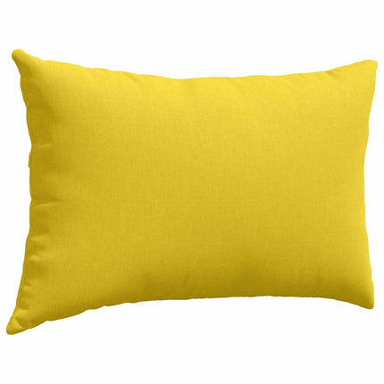 Sofakuddar 2 pcs Ljusgul 60 x 40 cm tyg
