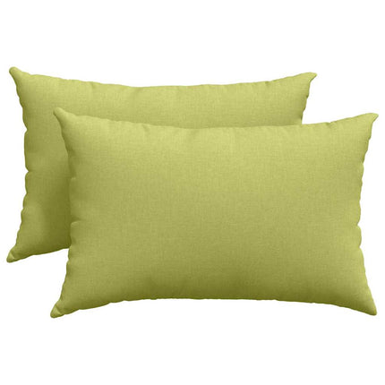 Sofakuddar 2 pcs Ljusgrön 60 x 40 cm tyg