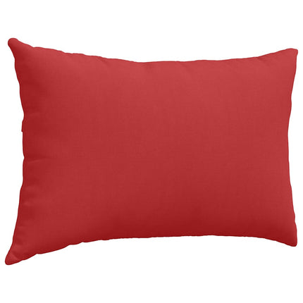 Sofakuddar 2 pcs Röd 60 x 40 cm tyg