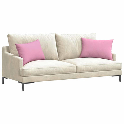 Sofakuddar 2 st tyg Rosa 60 x 40 cm