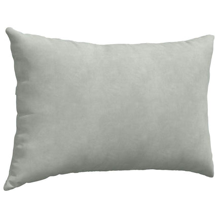 Sofakuddar 2 pcs Ljusgrå 60 x 40 cm Kordread tyg