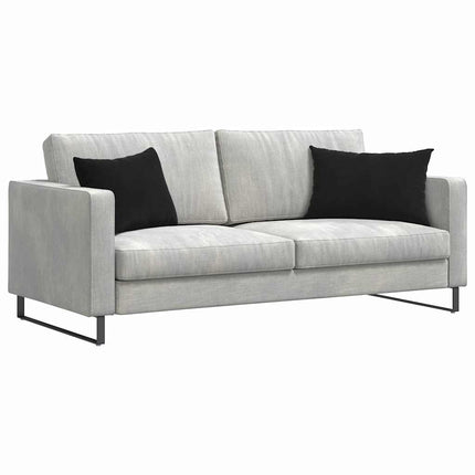 Sofakuddar 2 pcs Svart 60 x 40 cm Kordread tyg